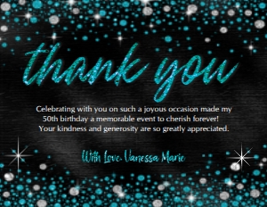 SW558 PRINTED THANK YOU: SW558 PRINTED