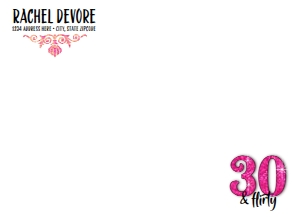 SW445 ENV PRINTED INVITE: SW445 PRINTED