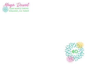 SW423 ENV PRINTED INVITE: SW423 PRINTED