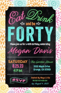SW423 PRINTED INVITE: SW423 PRINTED