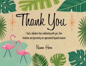SW3050 PRINTED THANK YOU: SW3050 PRINTED