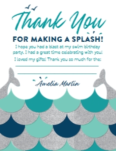 SW626 PRINTED THANK YOU: SW626 PRINTED