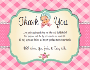 SW3043 PRINTED THANK YOU: SW3043 PRINTED