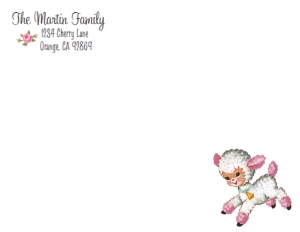 SW3043  ENVELOPE PRINTED THANK YOU: SW3043 PRINTED