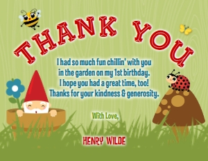 SW318 PRINTED THANK YOU: SW318 PRINTED