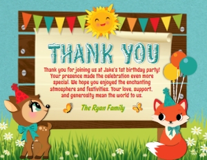 SW240 THANK YOU CARD PRINTED: SW240 PRINTED