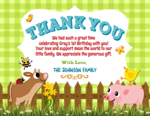 SW341 PRINTED THANK YOU: SW341 PRINTED