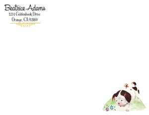 SW238 PRINTED ENVELOPE THANK YOU: SW238 PRINTED THANK YOU