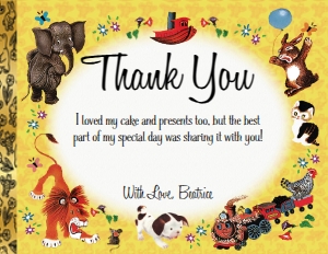 SW238 PRINTED THANK YOU: SW238 PRINTED THANK YOU