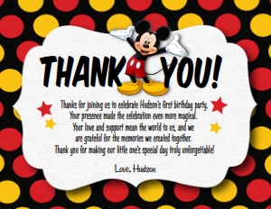 SW330 PRINTED THANK YOU: SW330 PRINTED