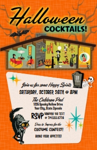 SW10401 PRINTED INVITE: DI-10401_SHAG _MCM_HALLOWEEN_PRINTED