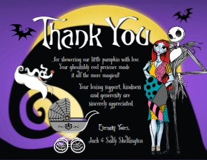 SW4541 PRINTED THANK YOU CARDS: SW4541 PRINTED SET