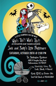 SW4525 PRINTED INVITE  - BABY JACK: SW4525 PRINTED