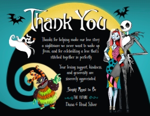 SW1547 PRINTED THANK YOU CARD: SW1547 PRINTED