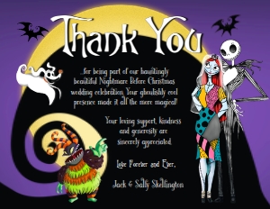 SW5051 THANK YOU PRINTED: SW5051 WEDDING PRINTED INVITE