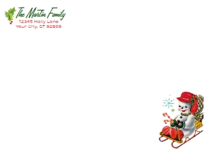 HOL2005 ENVELOPE PRINTED: HOL2005 PRINTED CARD