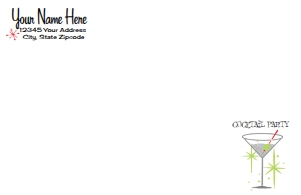 SW10211 ENVELOPE PRINTED: SW10211 PRINTED INVITE