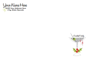 SW10225 ENVELOPE PRINTED: SW10225 PRINTED INVITE