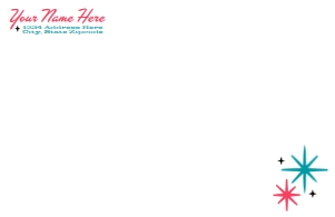 7667 ENVELOPE PRINTED: 7667 PRINTED CARD