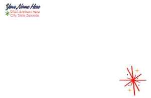 7670 PRINTED ENVELOPE: 7670 PRINTED DESIGN