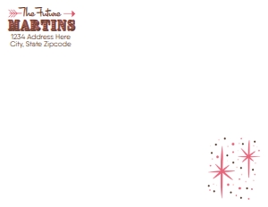 SW1612 PRINTED THANK YOU CARD ENVELOPE: SW1612 PRINTED SET