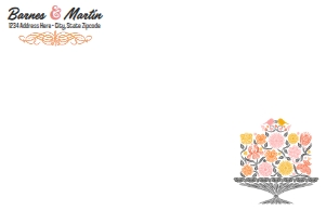SW1613 PRINTED ENVELOPE INVITE: SW1613 PRINTED SET