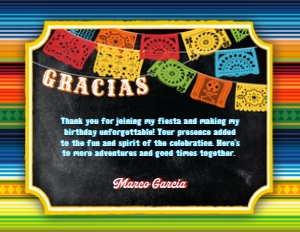 SW3045 PRINTED THANK YOU CARD: SW3045 PRINTED INVITE