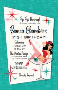 SW3047 PRINTED INVITE: SW3047 PRINTED SET