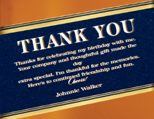 SW556 PRINTED THANK YOU CARD: SW556 PRINTED SET