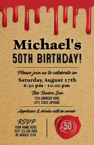 SW523 PRINTED INVITE: SW523 PRINTED