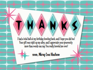 SW1003 PRINTED THANK YOU CARD: SW1003 PRINTED