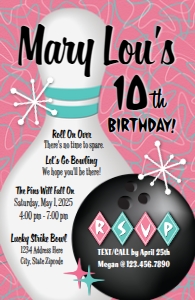 SW1003 PRINTED INVITE: SW1003 PRINTED