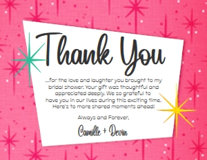 SW1545 DIGITAL THANK YOU CARD: SW1545 DIGITAL SET