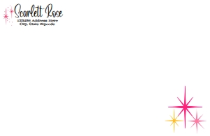 SW1580 PRINTED ENVELOPE INVITE: SW1580 PRINTED SET