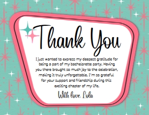SW3012 DIGITAL THANK YOU CARD: SW3012 DIGITAL SET