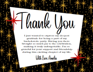 SW3013 DIGITAL THANK YOU CARD: SW3013 DIGITAL SET