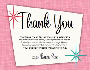 SW3100 DIGITAL THANK YOU CARD: SW3100 DIGITAL SET