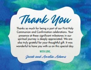 SW711 DIGITAL THANK YOU CARD: SW711 DIGITAL SET