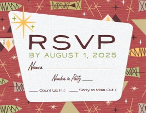 SW5064 DIGITAL RSVP CARD: SW5064 DIGITAL SET