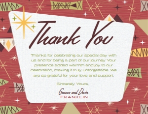 SW5064 DIGITAL THANK YOU CARD: SW5064 DIGITAL SET