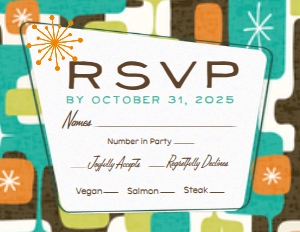 SW5056 DIGITAL RSVP CARD: SW5056 DIGITAL SET