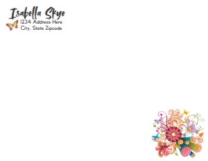 SW4507 PRINTED ENVELOPE THANK YOU CARD: SW4507 PRINTED SET