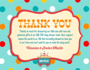 SW4546 PRINTED THANK YOU CARD: SW4546 PRINTED SET