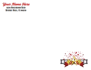 SW299 PRINTED ENVELOPE THANK YOU CARD: SW299 PRINTED SET