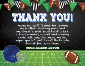 SW302 PRINTED THANK YOU CARD: SW302 PRINTED SET