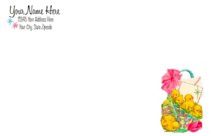 10625 PRINTED ENVELOPE: 10625 PRINTED SET