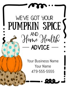 SIGN033 - 8x10 Pumpkin Spice: SIGN033 - 8x10 Pumpkin Spice