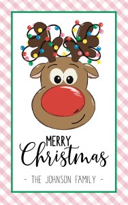 HTX046 - Deer with Lights Tag design preview