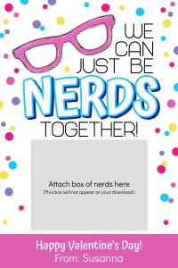 VAL052 - Nerd Valentine design preview