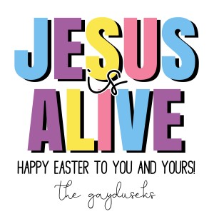 HT385 - Jesus is alive Tag design preview